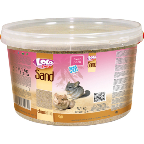 LoloPets Chinchilla Sand - 3L - Naturligt