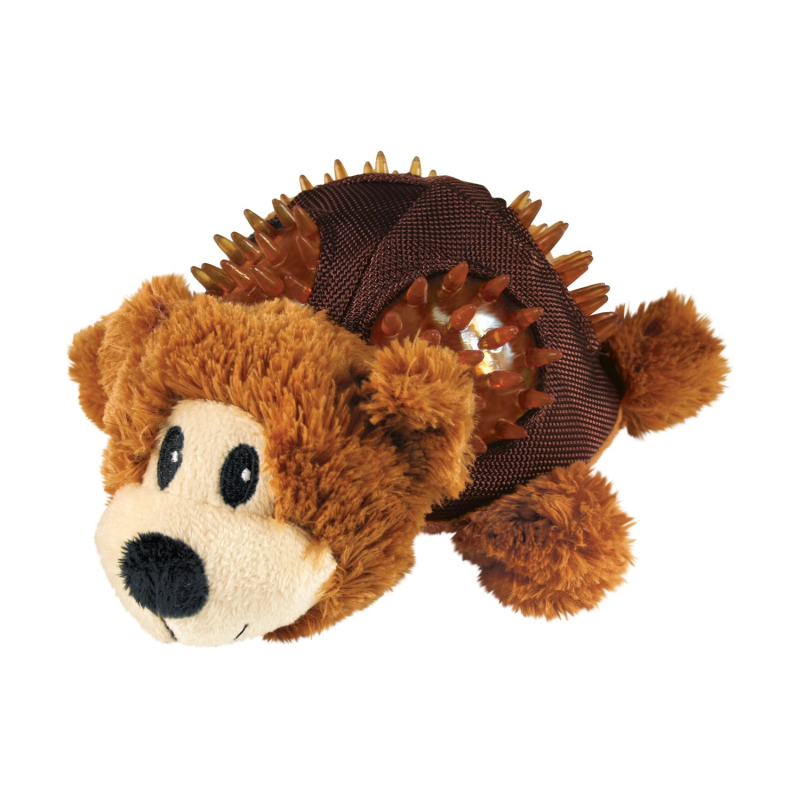 Kong Hundelegetøjs Bamse Shells Bear - Med Forskellige Materialer - Flere Størrelser thumbnail