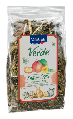 VitaKraft Vita Verde Gnaver Snack Mælkebøtte og Æble - 80g - Sukkerfrie