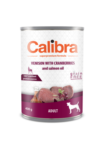 Calibra Kornfrit Hunde Vådfoder - Med Vildt og Bær - 400g