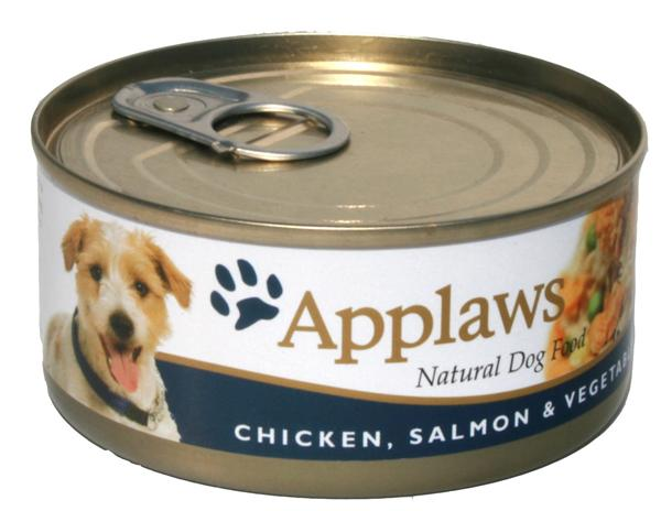 Billede af Applaws Hunde Vådfoder Kylling - Med Laks og Grøntsater - 156g - 100% Naturligt - - - -