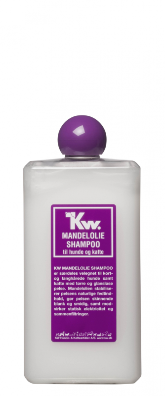 Kw Hunde og Katte Shampoo - Mandelolie - 500ml - - - - thumbnail