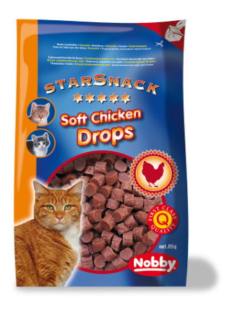 StarSnack Katte Snack Godbidder - Med Blød Kyllinge Drops - 85g