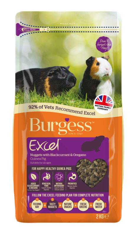 Billede af Burgess Excel Marsvinefoder Nuggets - Med Solbær og Oregano - 2kg