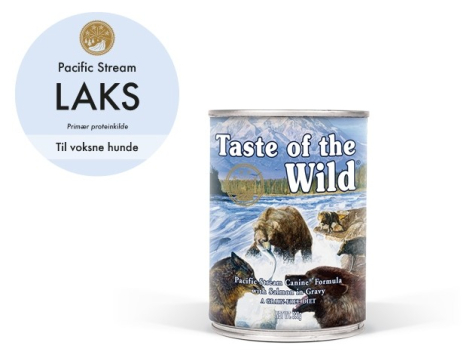 Taste Of The Wild Pacific Stream Hundefoder - Med Laks - 390g - Kornfri - - - -