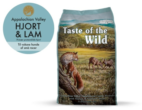Taste Of The Wild Appalachian Valley Hundefoder - Med Hjort & Lam - 2kg - Kornfrit - Small
