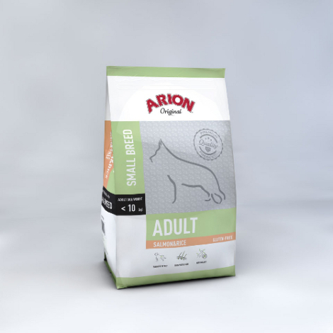 Arion Original Adult Small Breed - Laks og Ris - 3kg