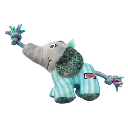 Kong Carnival Elefant - SM - Med Reb og Pivelyd