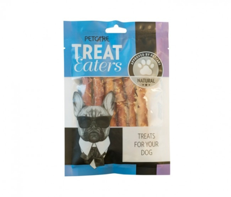 Treateaters Hunde Snack Råhud - Med Twisted And - 70g