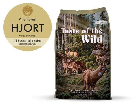 Taste Of The Wild Pine Forest Hundefoder - Med Hjort og Lam - 2kg - Kornfrit
