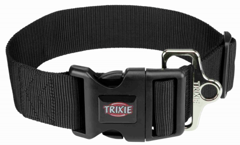 Trixie Premium Hundehalsbånd - Med Neoprene - Sort - Flere Størrelser