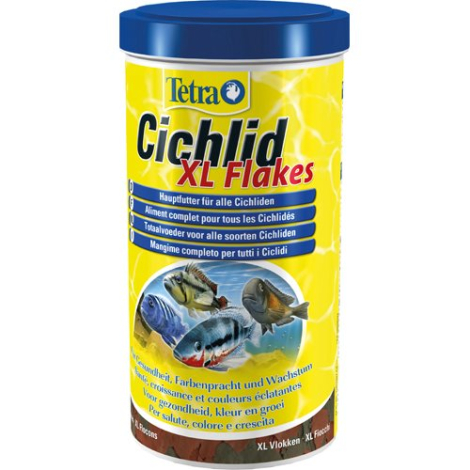 Tetra Cichlid XL Flakes - Flere Størrelser