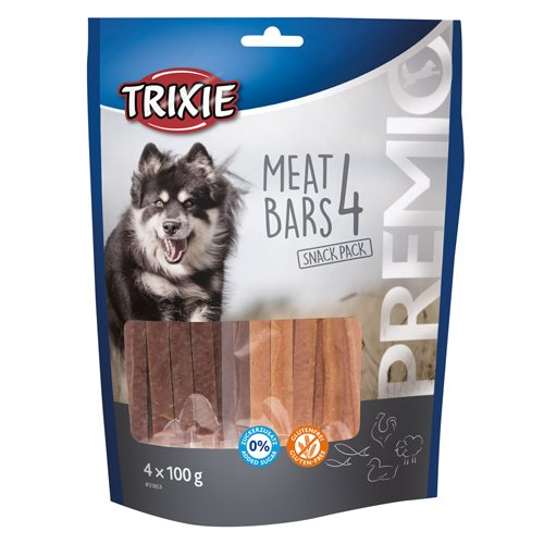Trixie Premio Hunde Snack Kød Stænger - 4x100g - Sukkerfrie & Glutenfrie