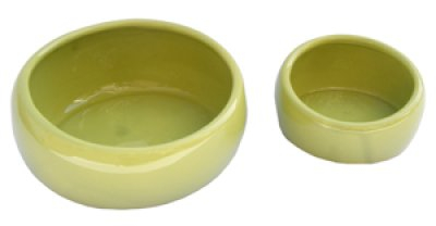 Gnaver Keramikskål Ergonomisk - Limegrøn - 120ml - Ø5cm