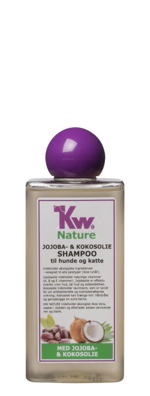 KW Nature Økologisk Shampoo med Jojoba- Og Kokosolie Til Hunde Og Katte - 200ml