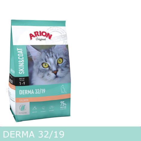 Arion Original Kattefoder Derma - Skind & Pels - 2kg