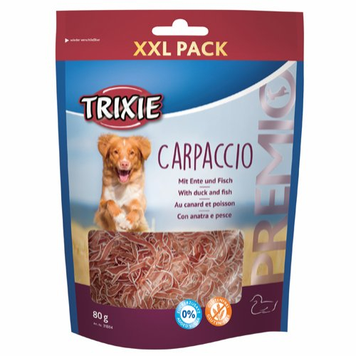 Trixie Hunde Snack Godbidder Premio Carpaccio Med And Og Fisk - 80g