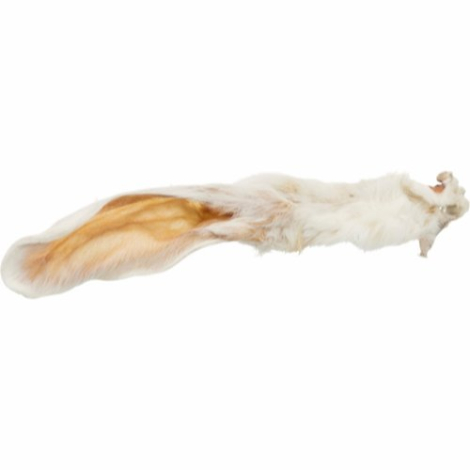 Trixie Hunde Snack Naturlige Kaninøre - Med Pels - 500g