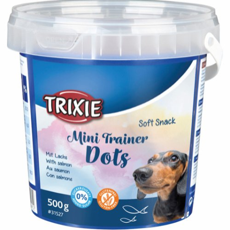 Trixie Hundegodbidder Mini - Med Laks - 500g - Sukkerfrie & Glutenfrie