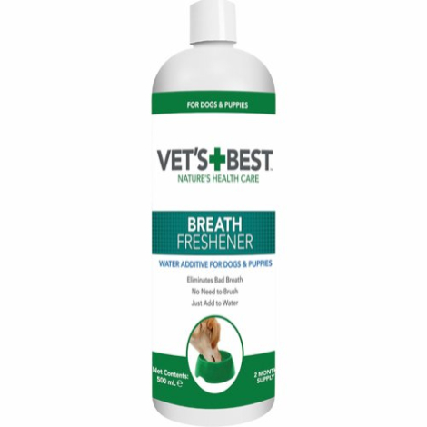Vets Best Dental Breath Freshener Frisk Ånde Til Hunde - 500ml