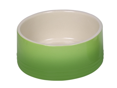 Nobby Gradient Hundeskål i Keramik - Flere Størrelser Grøn