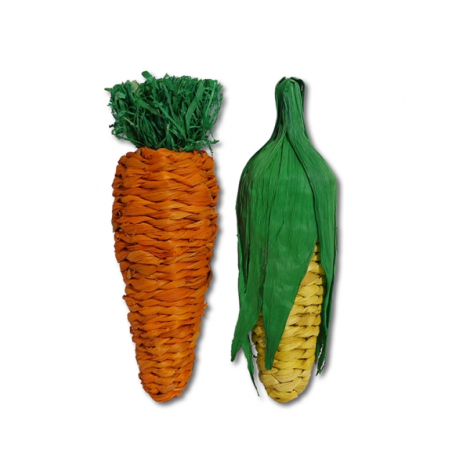 Rosewood Kaninlegetøjs Jumbo Grøntsager - 21cm - 2stk