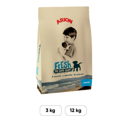 Arion Fresh Junior Hundefoder - 3kg