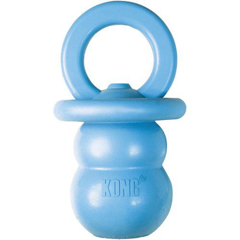 Kong Hvalpelegetøjs Gummi Binkie - Flere Farver - 13,5x7,5cm
