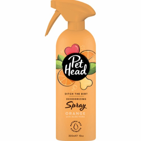 Pet Head Ditch The Dirt Filterfri Spray - Med Orange - 300ml
