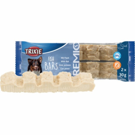 Trixie Premio Hundesnack Fiske Bars - 2x30g - Glutenfri og Sukkerfri