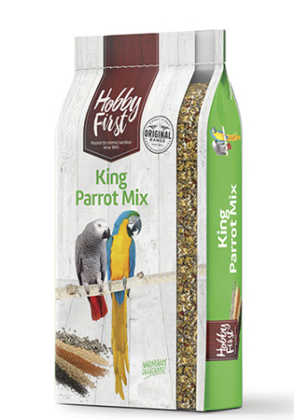 Hobby First King Parrot Mix Papegøjefoder - Med Frugt - 10kg