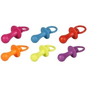 Flamingo Hundelegetøjs Gummi Sut - 12cm
