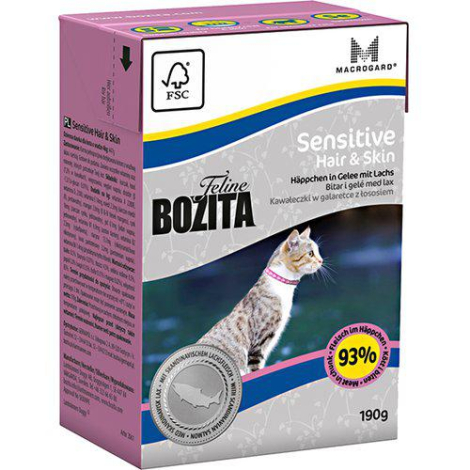 Bozita Feline Katte Vådfoder - Udendørs & Aktiv - Gele - 190g - Tetra