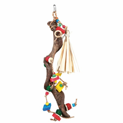 Trixie Naturligt Fuglelegetøj i Træ - 56cm