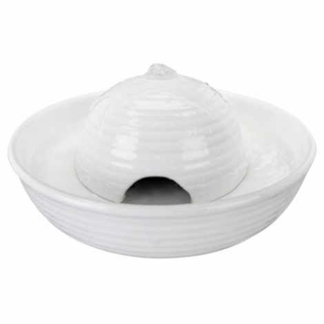 Trixie Vital Flow Drikkefontæne i Keramik - 0,8L - Hvid