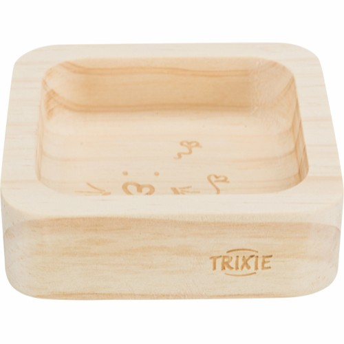 Trixie Naturlig ubehandlet Træskål - 60ml - 8x8cm