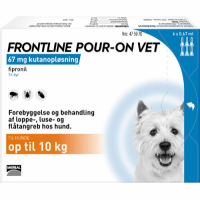 Frontline Hunde Pour-On Vet - Mod Lopper, Lus og Flåter - Flere Størrelser