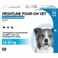 Frontline Hunde Pour-On Vet - Mod Lopper, Lus og Flåter køb her