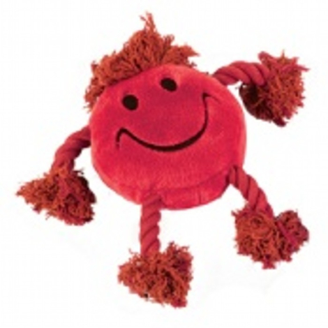 Kw Hundelegetøjs Smiley Reb - 21x30x8cm - Rød