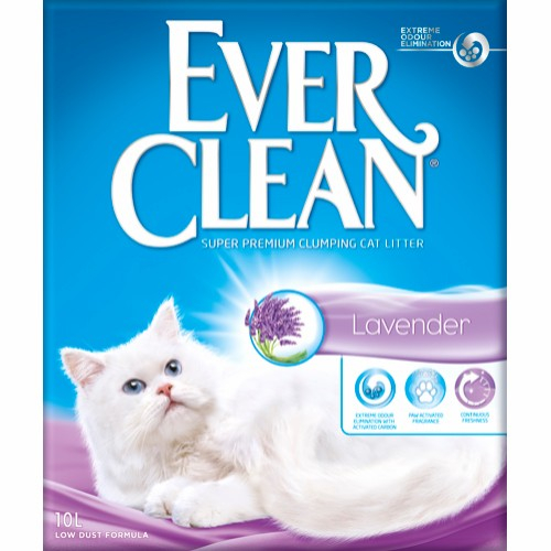 Ever Clean Extra Strong Clumping Lavendel Kattegrus - 10L