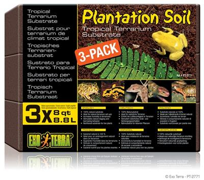 Exo Terra Plantation Soil - 3x650g