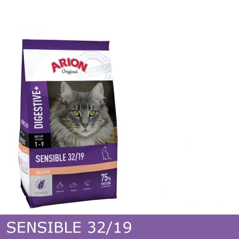 Arion Original Sensible Kattefoder - Med Laks - 300g