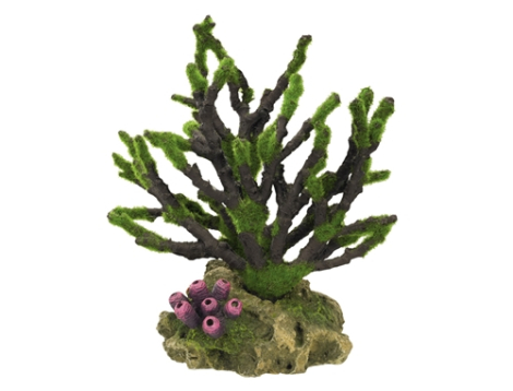 Nobby Akvarie Dekorations Koral - Med Mos - 19x12x20,8cm