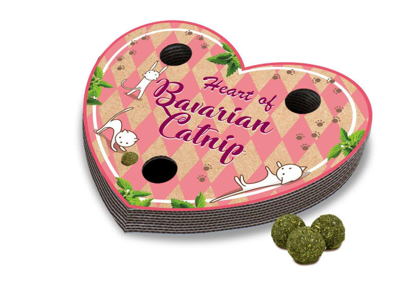 Billede af JR Farm Kattelegetøjs Hjerte af Bavian Catnip - 31x21x3,5cm