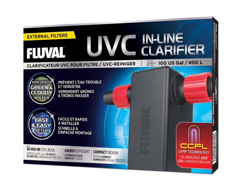 Se Fluval UVC In-Line Clarifier - 3watt hos Dyreverdenen.dk