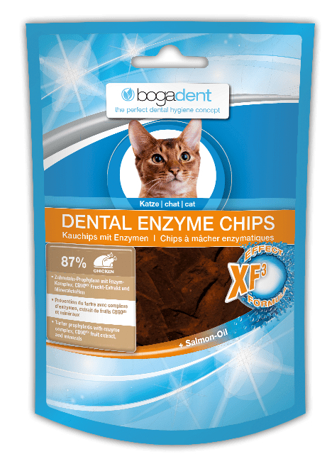 Billede af BogaDent Katte Dental Enzym Chips - Med Kylling