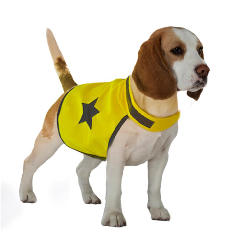 Duvo+ Hunde Sikkerhedsvest - Med Refleks - Gul mellem