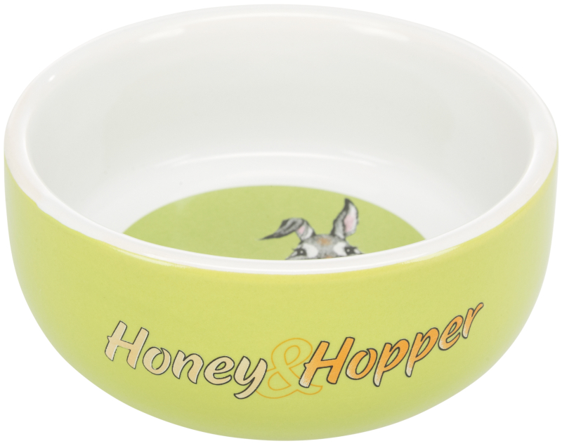 Trixie Honey & Hopper Keramikskål - 250ml - Ø11cm - Grøn
