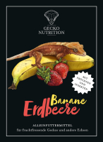 Gecko Nutrition Geckofoder - Med Jordbær & Banan - EU - KØB HER