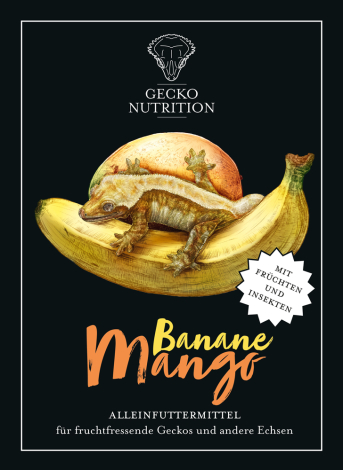 Gecko Nutrition Geckofoder - Med Banan & Mango - EU køb her